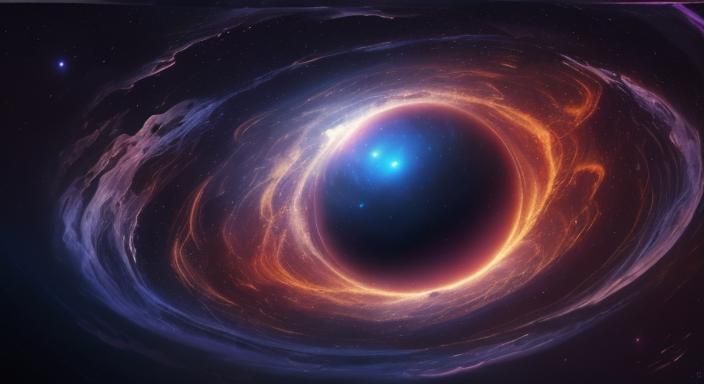 Cosmic Black Hole in Hyper-Detailed Photography