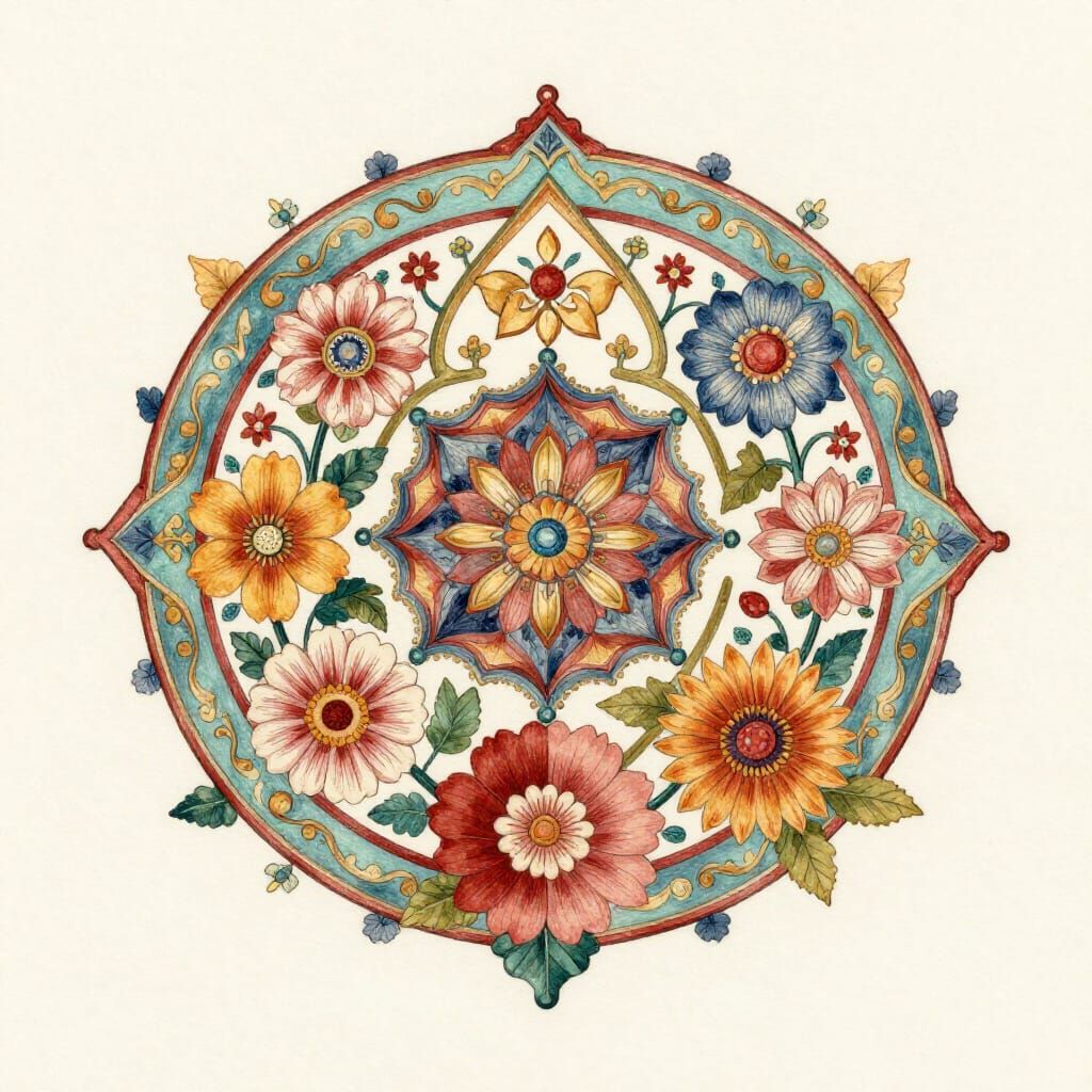 Hurufiyya Art Blooms: Arabic Calligraphy Flowers