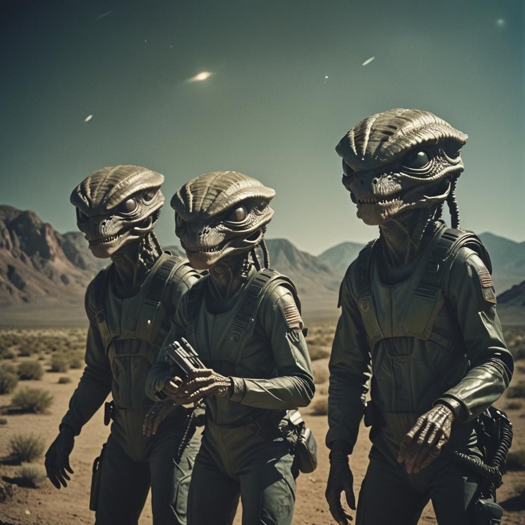 See No Evil Aliens in Cinematic Style