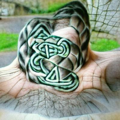 Intricate Celtic Knot Design Illustration