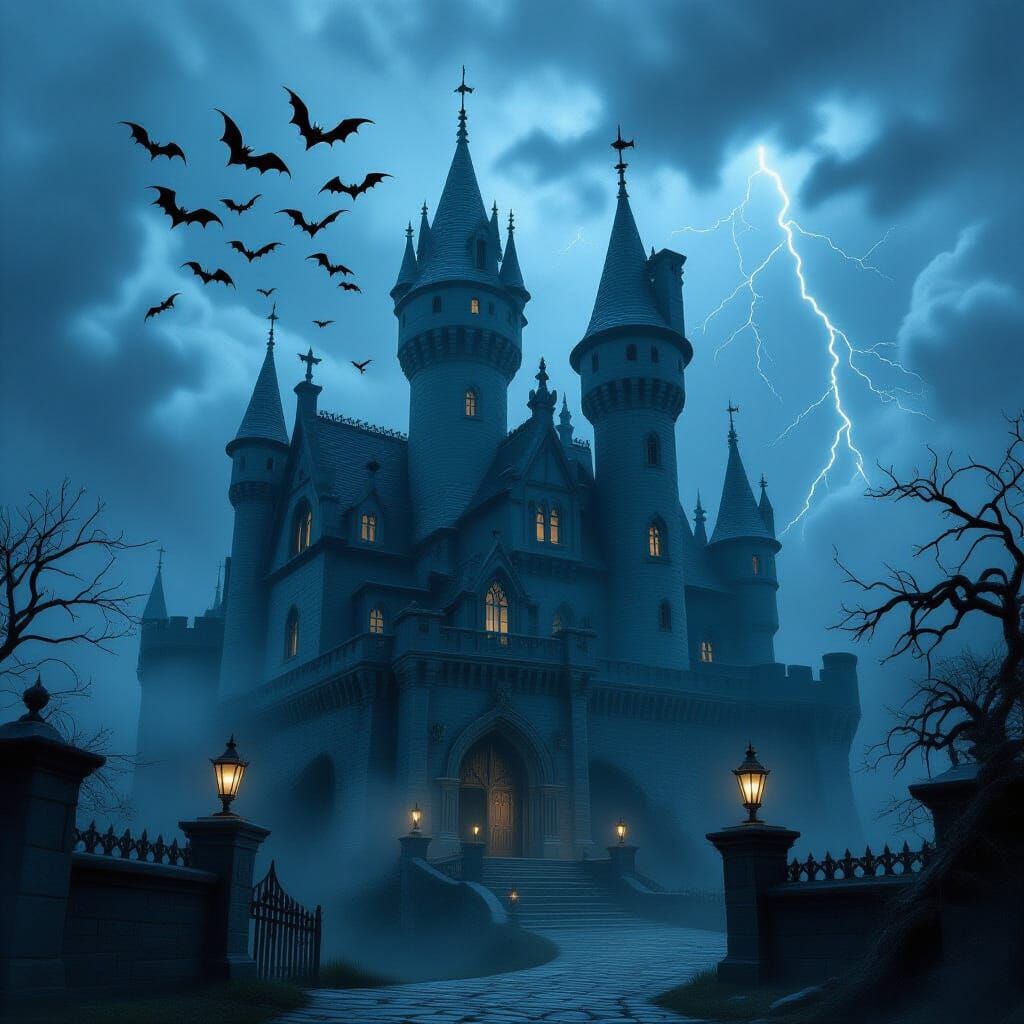 Castle Ravenloft in Gothic Horror Style