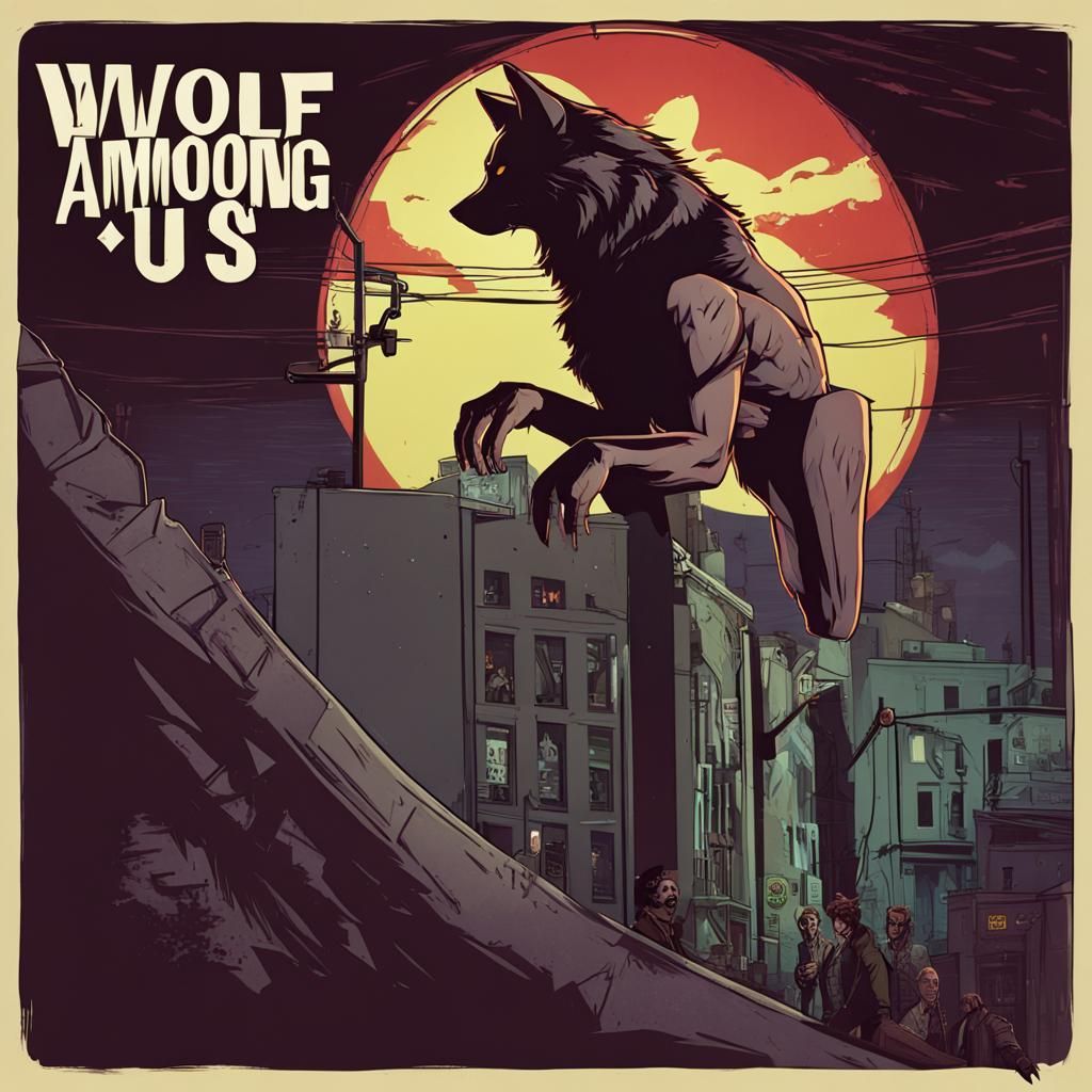 AI Generated Wolf Image