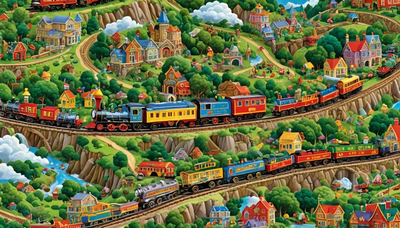 Dreamland Choo Choo Train: Hyperdetailed Masterpiece