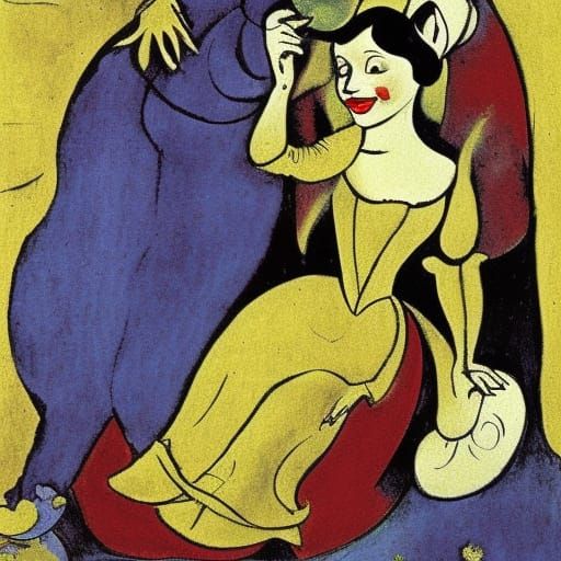 Dark Fairytale: Cinderella and Snow White Together