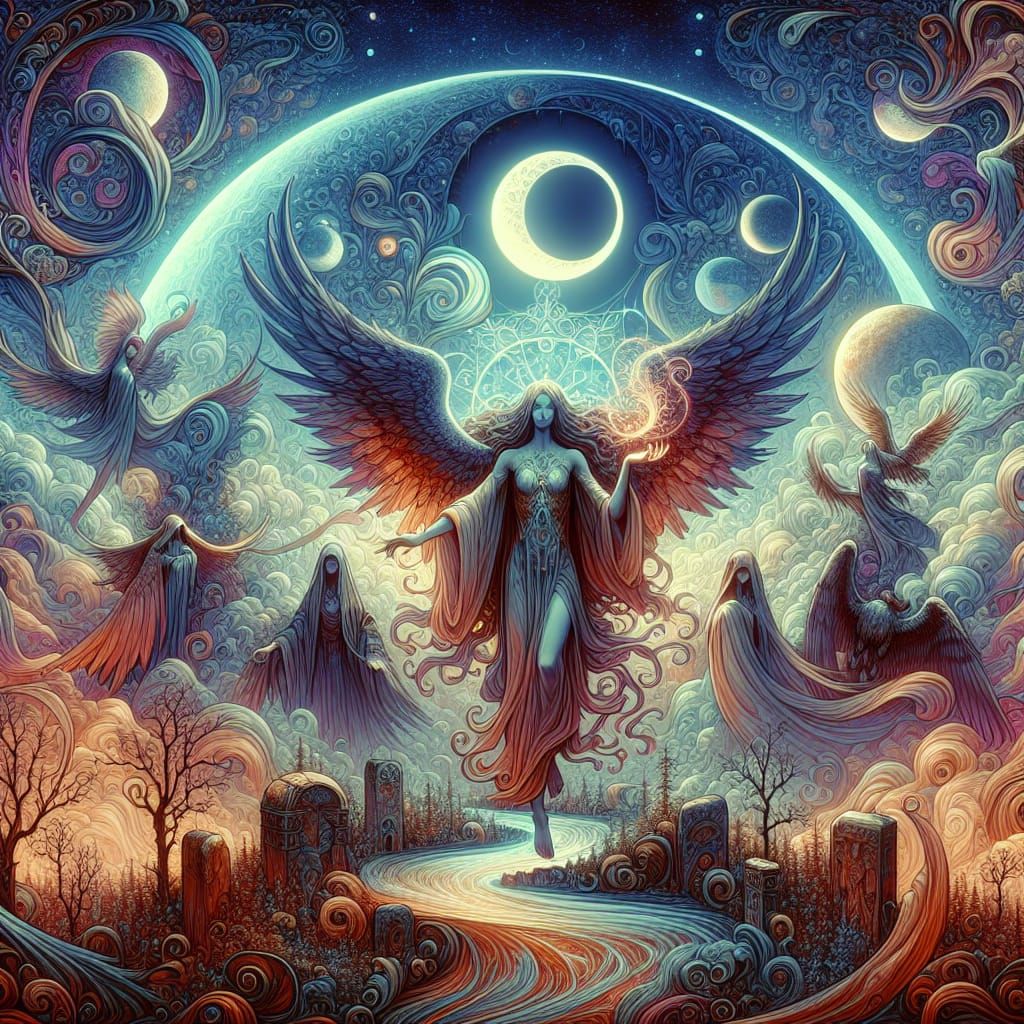 Hecate: Goddess of Magic in Fantasy Concept Art