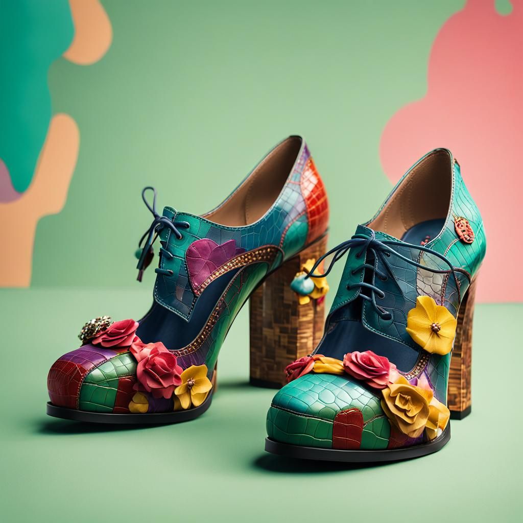 Disney Croc Shoes: Fine Art Fashion Editorial