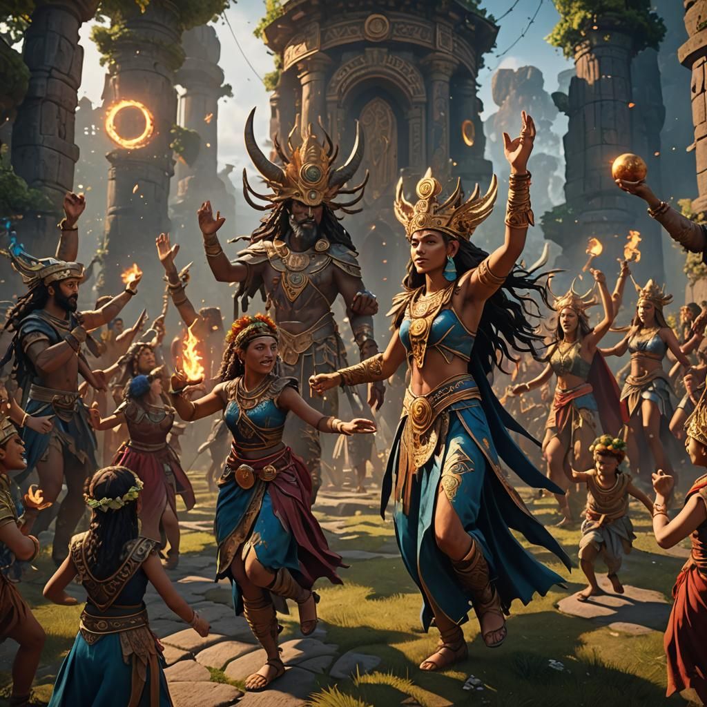 Pagans Celebrate Summer Solstice with Gods