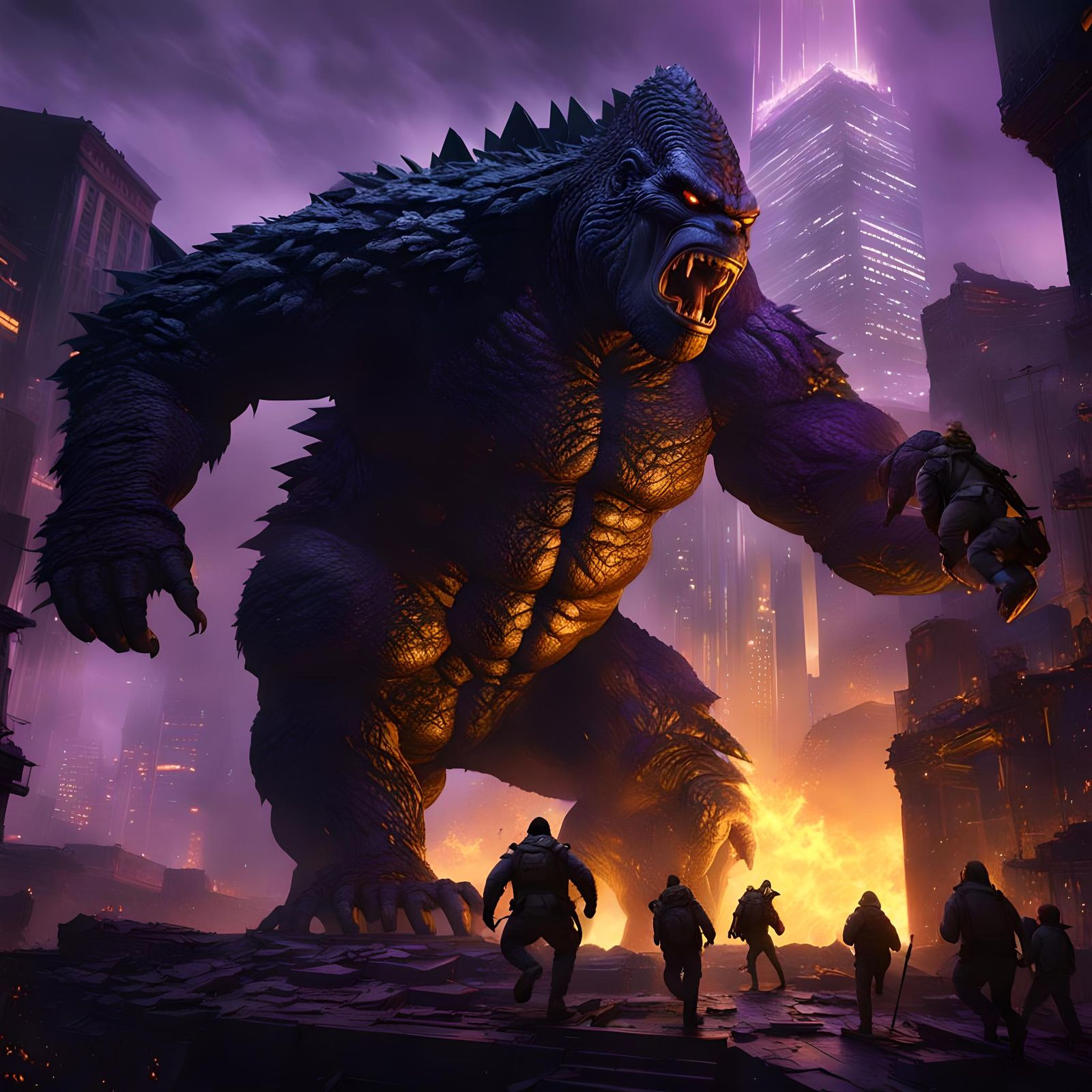 Godzilla vs Kong: Skyscraper Showdown