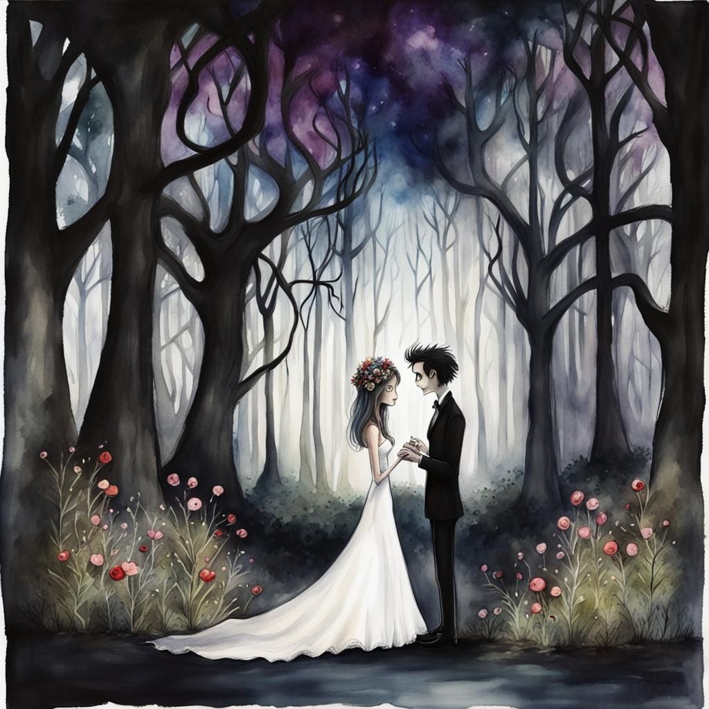 A Tim Burton style romance