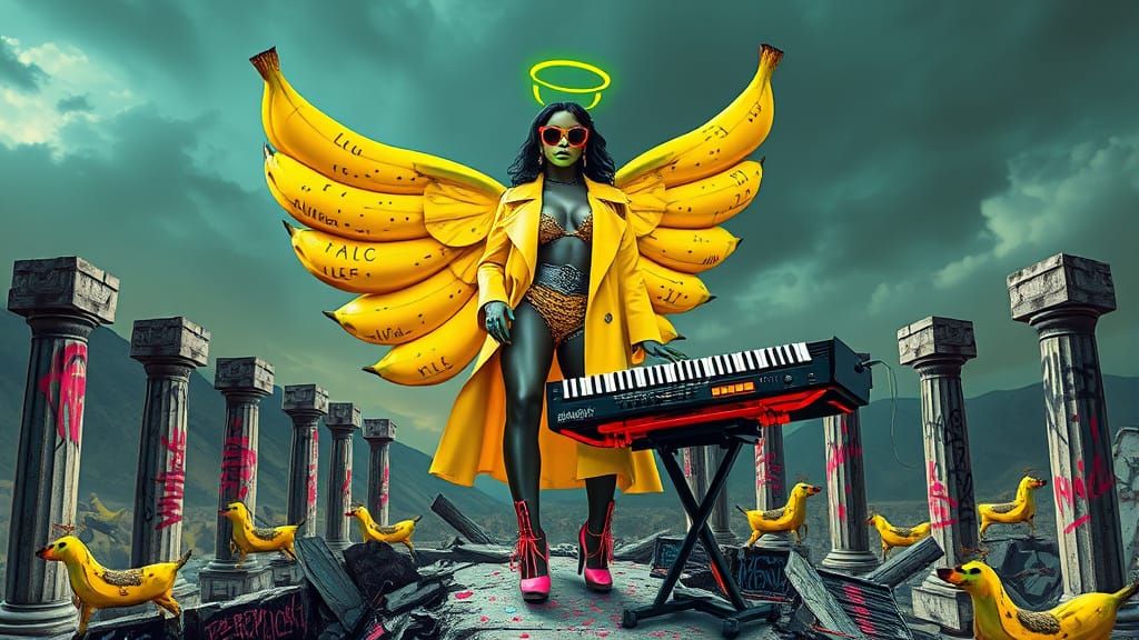 Punk Goddess of the Banana Apocalypse