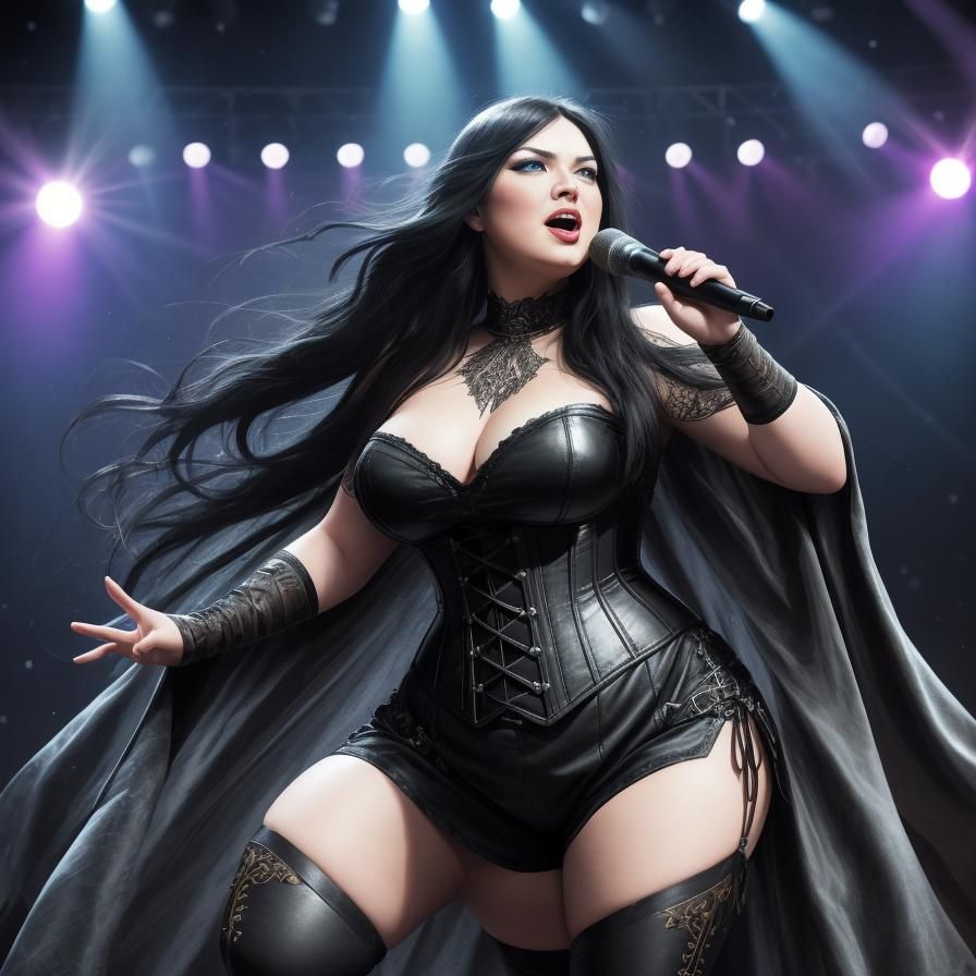 Symphonic Metal Singer on Stage