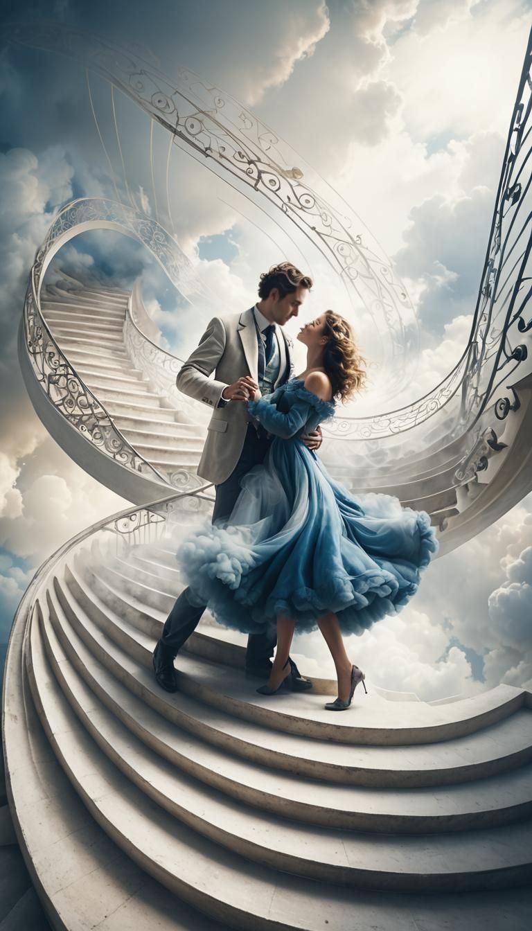 AI Generated Image of a Staircase