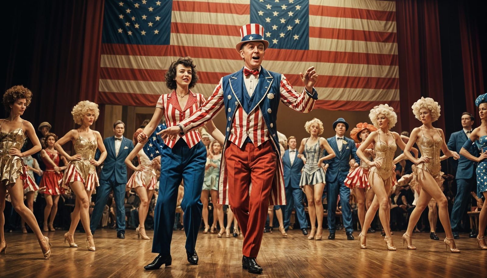 Yankee Doodle Dandy: A Cinematic Film Still