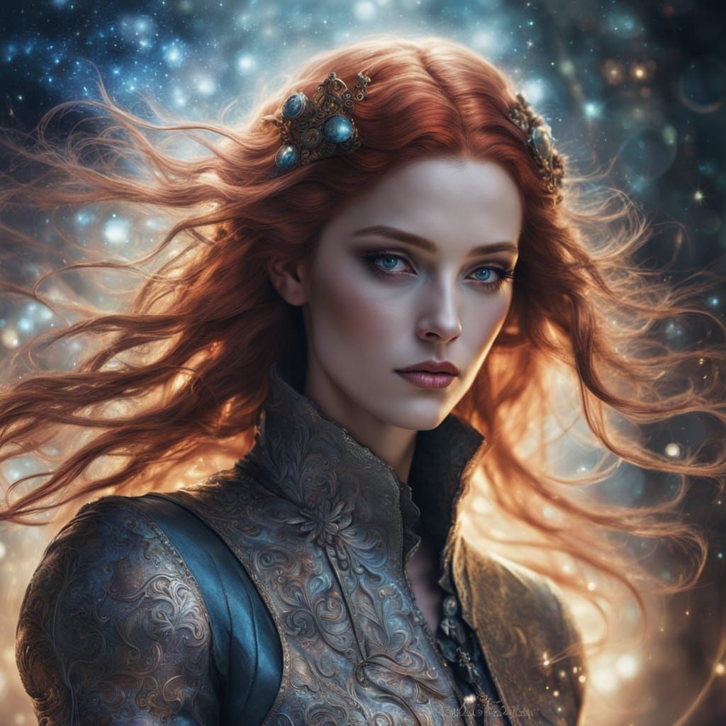 Enchanting Cowgirl of the Nebula