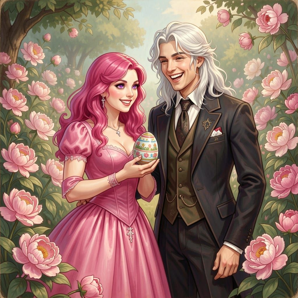 Enchanted Easter Celebration in Peony Garden
