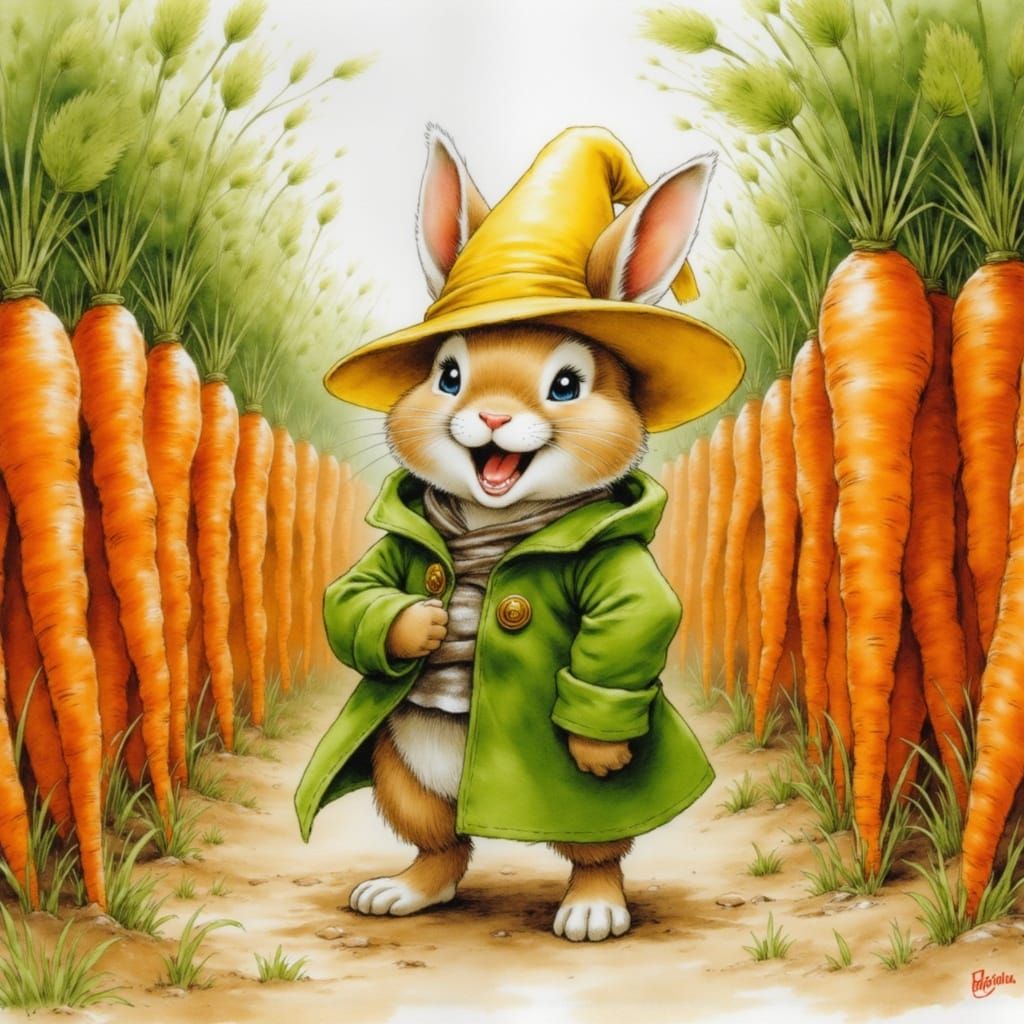 The general is satisfied with his carrot regiment