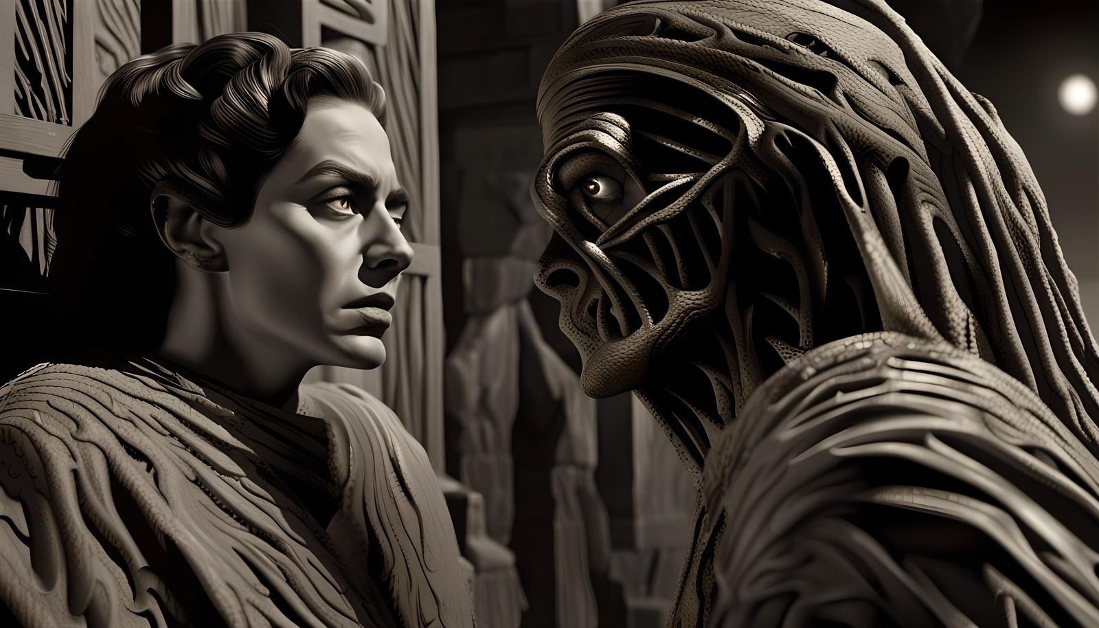 Aremdy Bey: The Mummy in Cinematic Horror Style