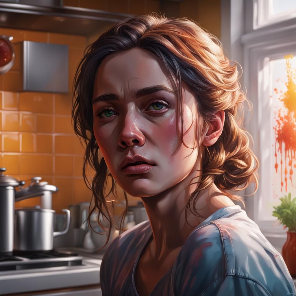 At the end of her tether