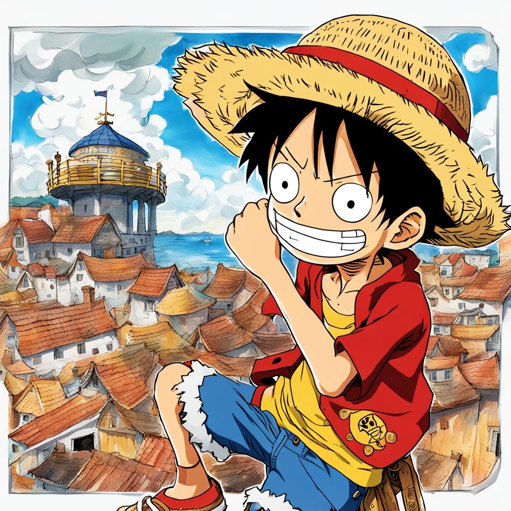 Luffy AI Image