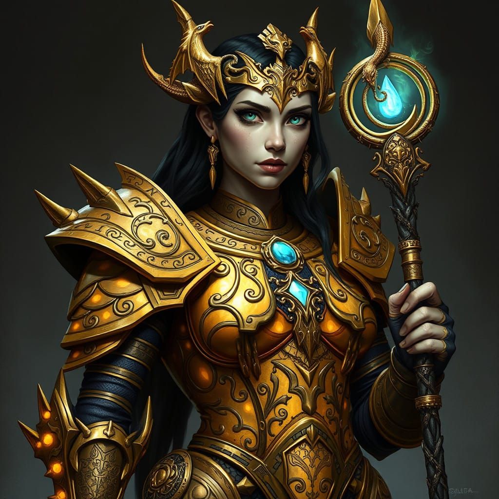 Dwemer Hybrid Warrior Empowered by Ancient Magic