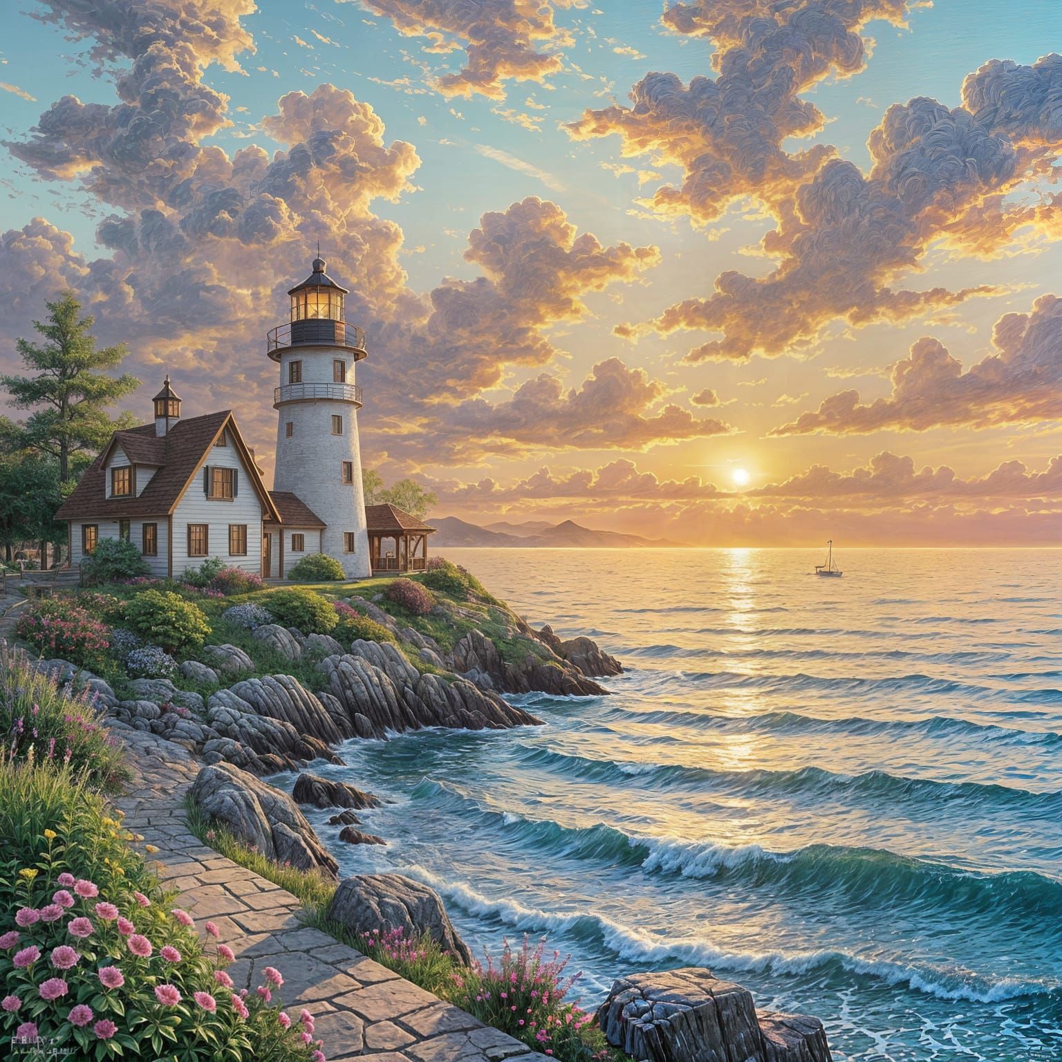 A breathtaking coastal vista