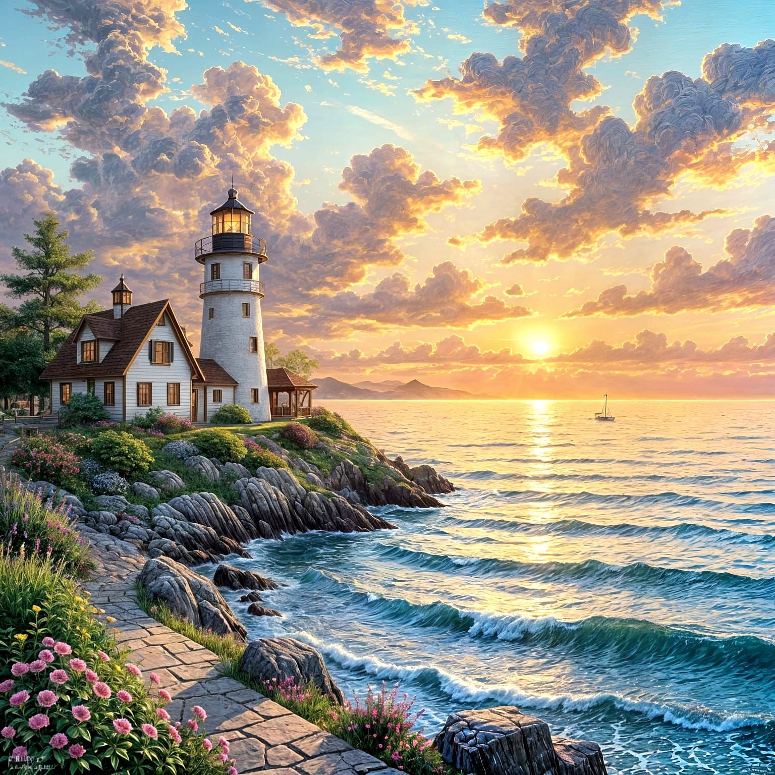 A breathtaking coastal vista