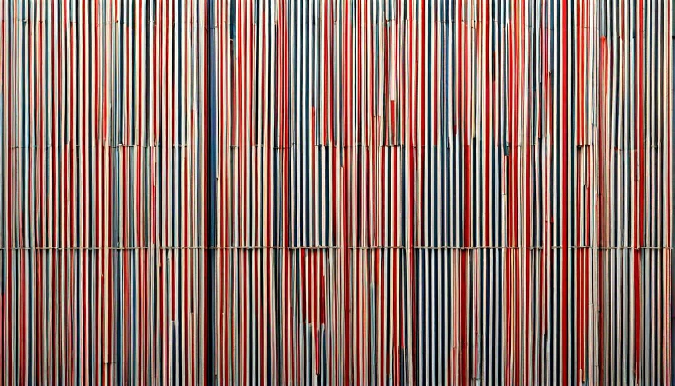 Geometric Pattern in a Vibrant Color Palette