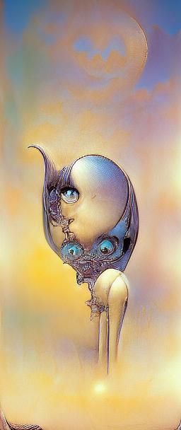 Whimsical Fusion: Art Nouveau Meets Kawaii Chibi