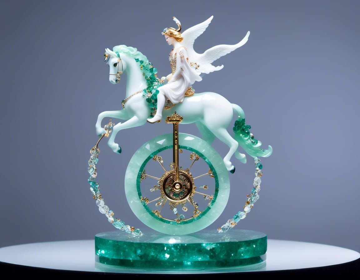 Unicycle Figurine