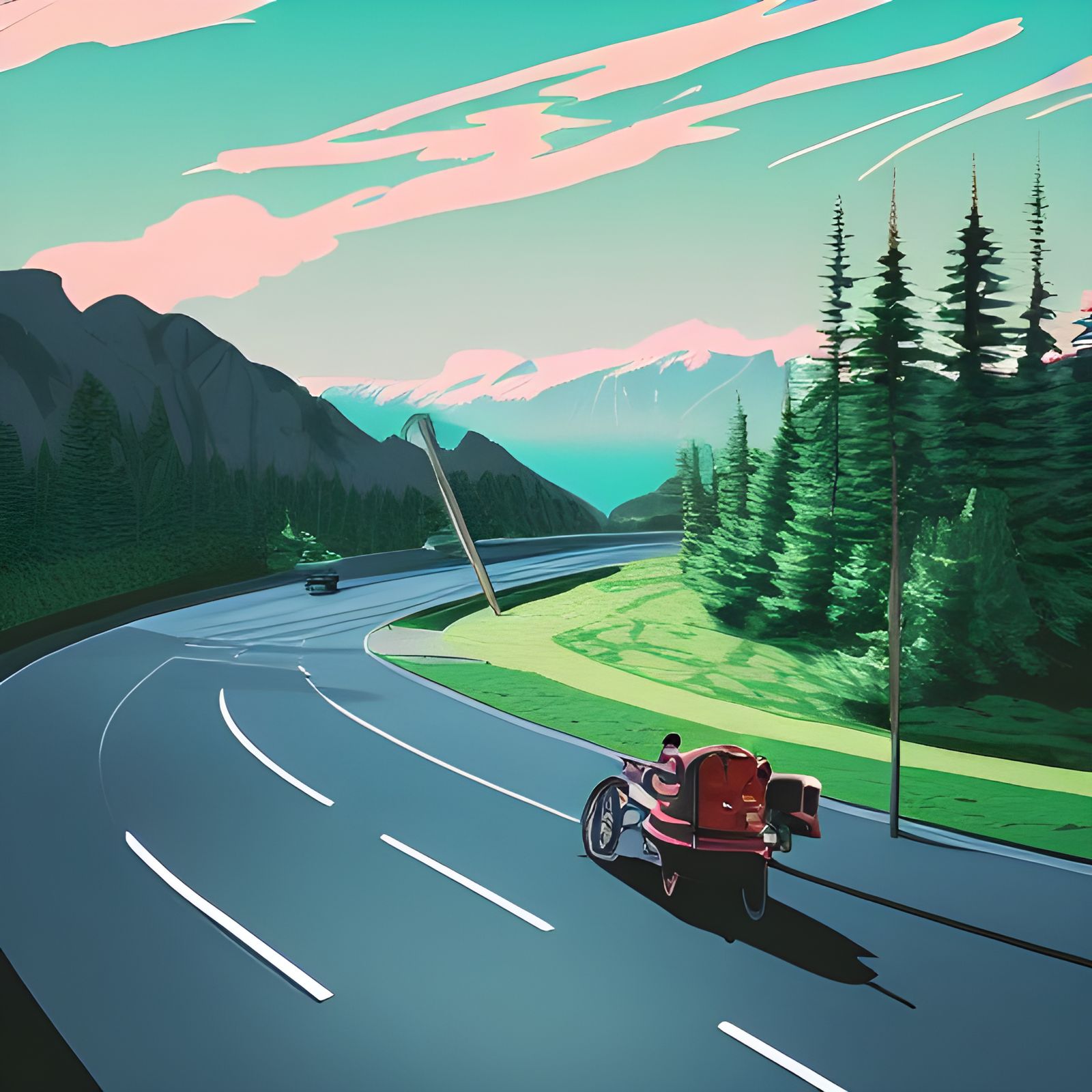 Photorealistic Illustration in Style of Yoshimune, Stålenhag...
