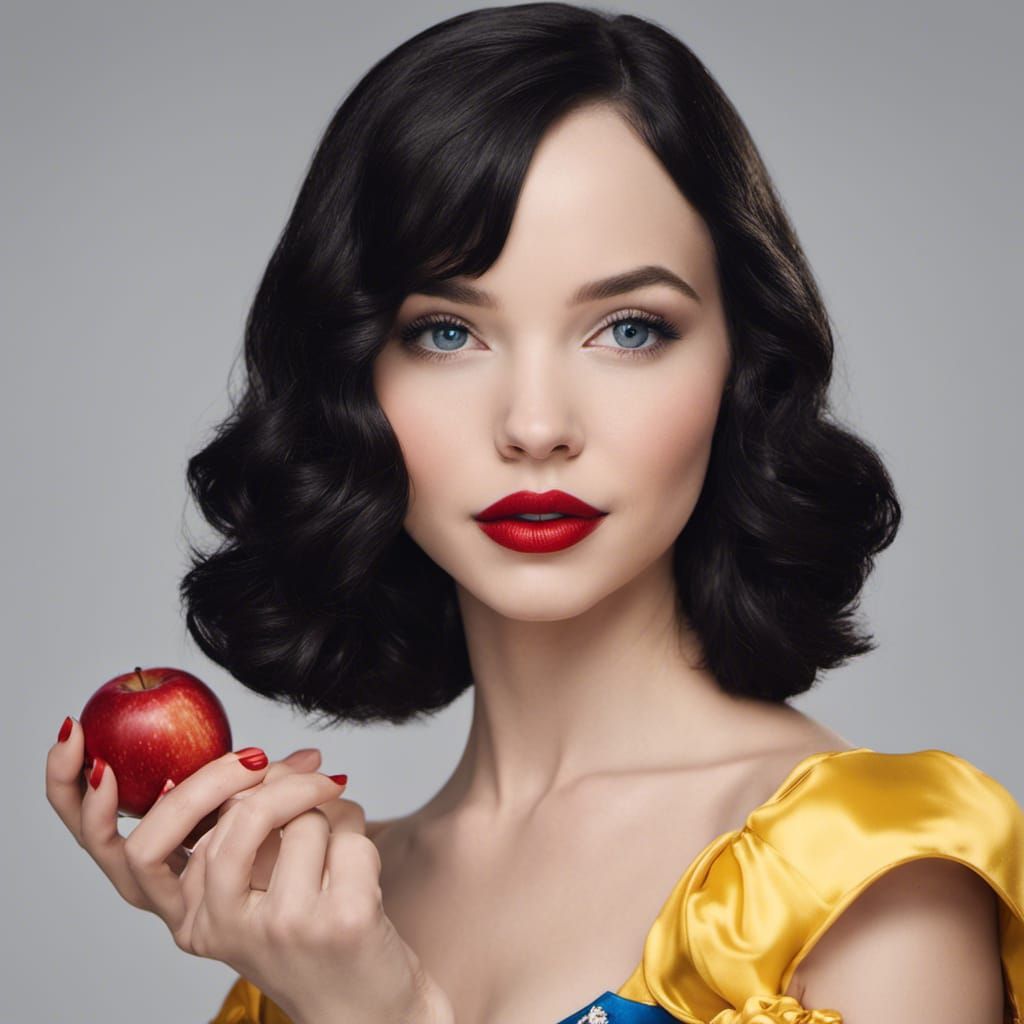 Snow White Portrait in Professional Studio Lighting