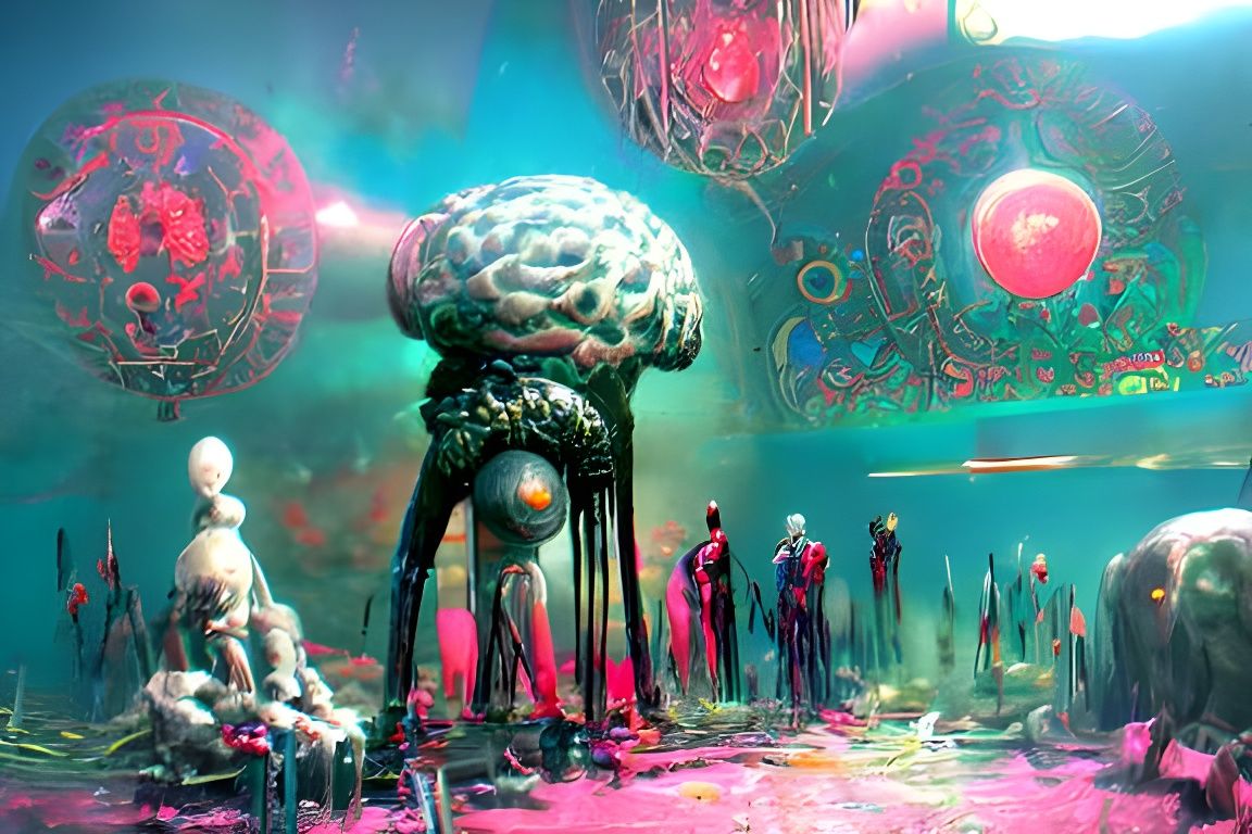 Cosmic Deity Controls Minds in Epic Sci-Fi Battle