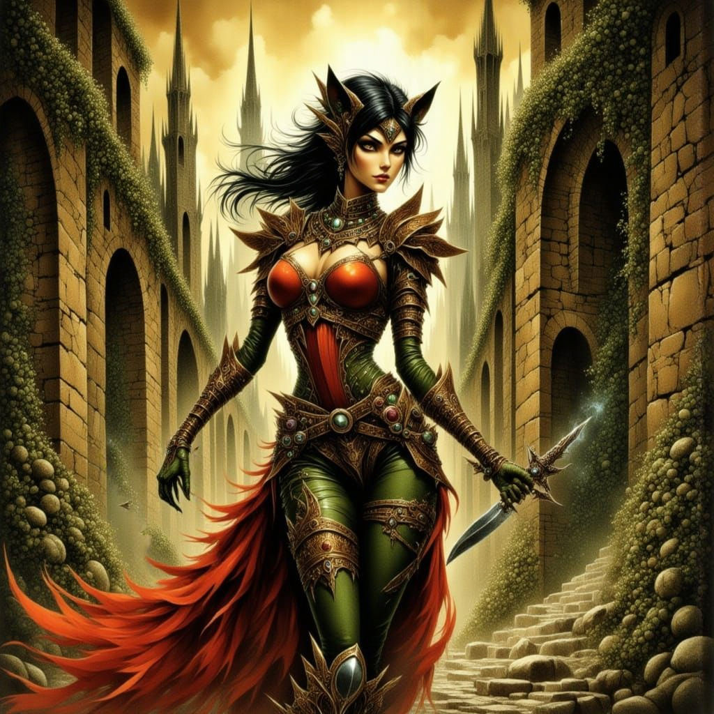 Kitryna the Kitsune Rogue of SIGIL