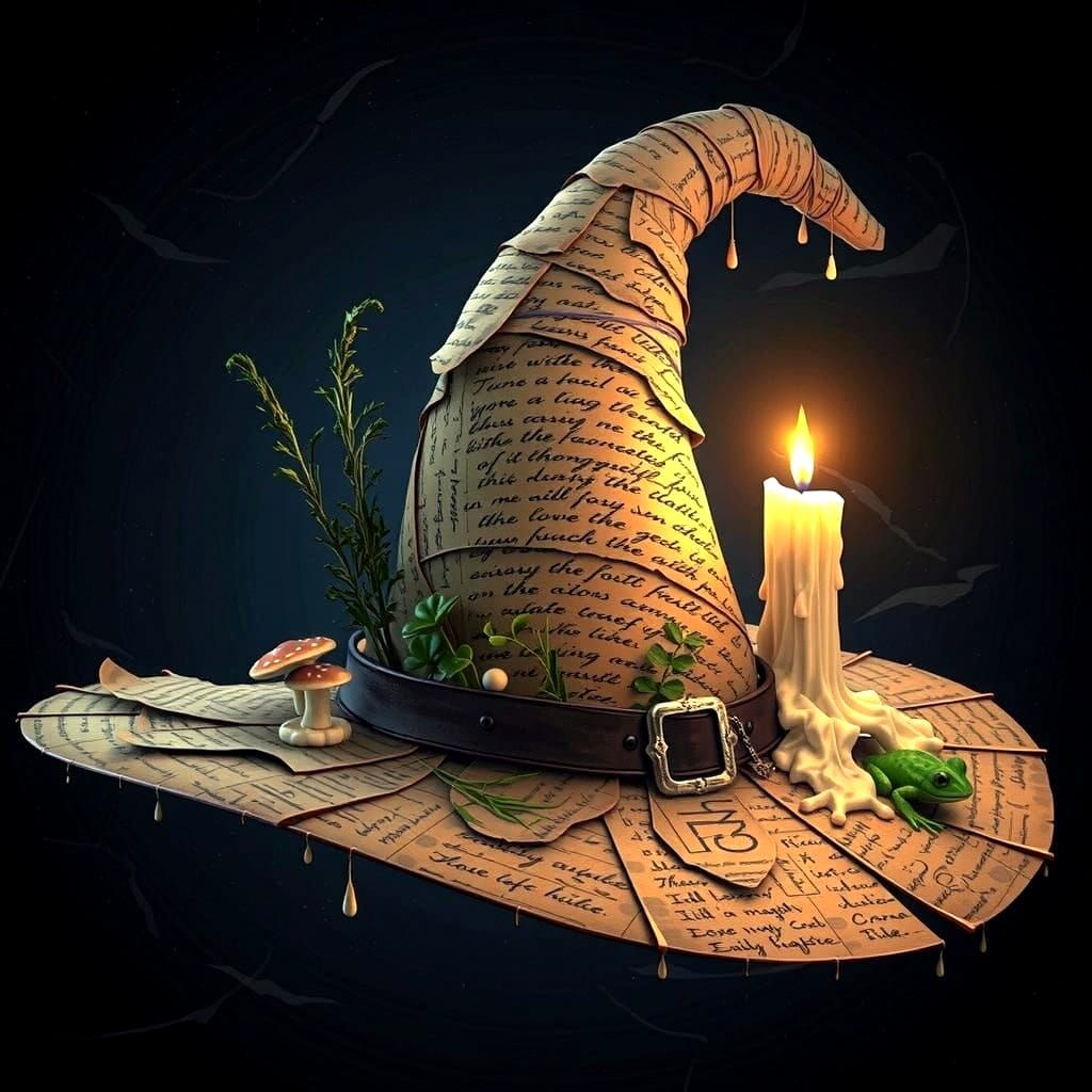 An incantation witches hat