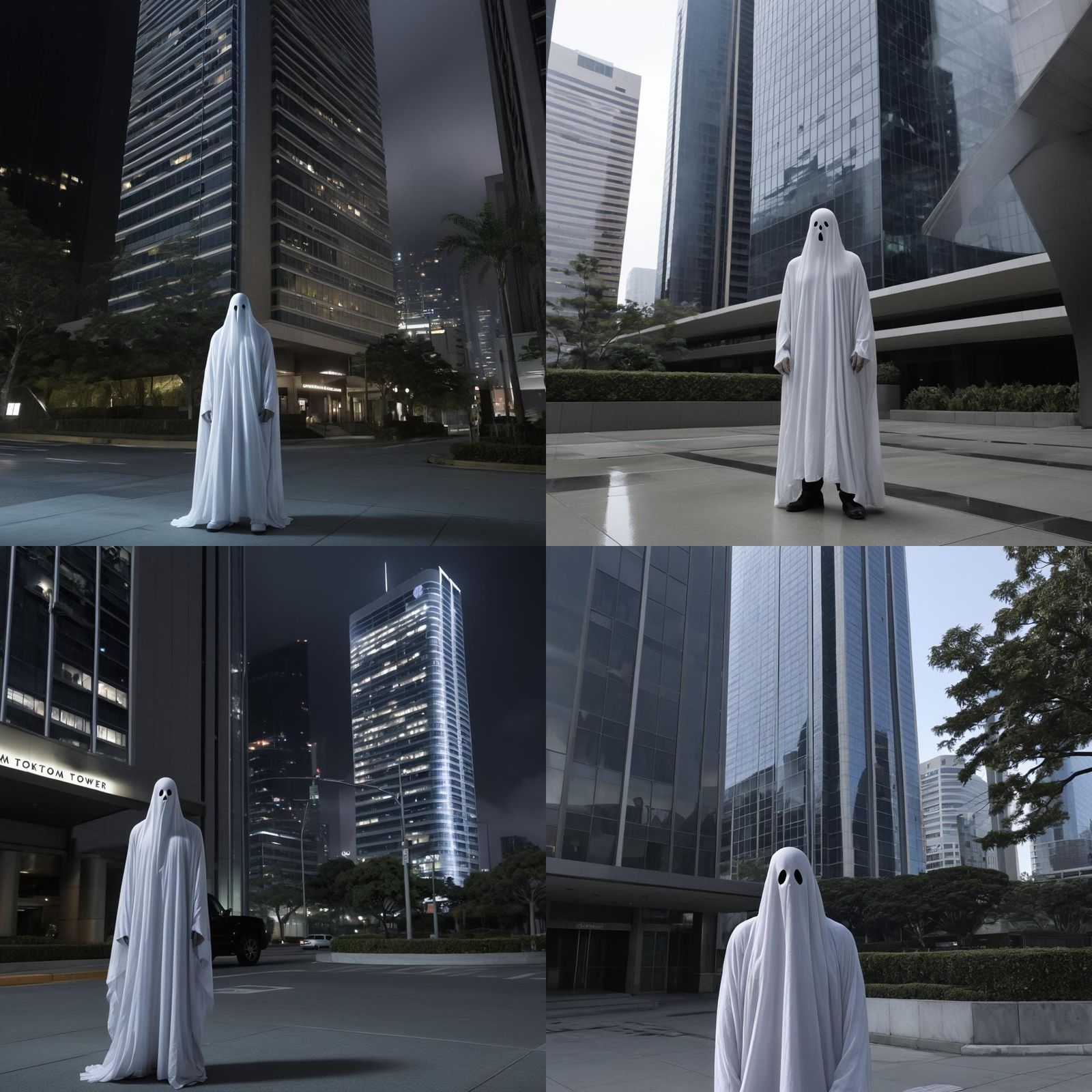 Bruce Willis as Ghost Outside Nakatomi Tower