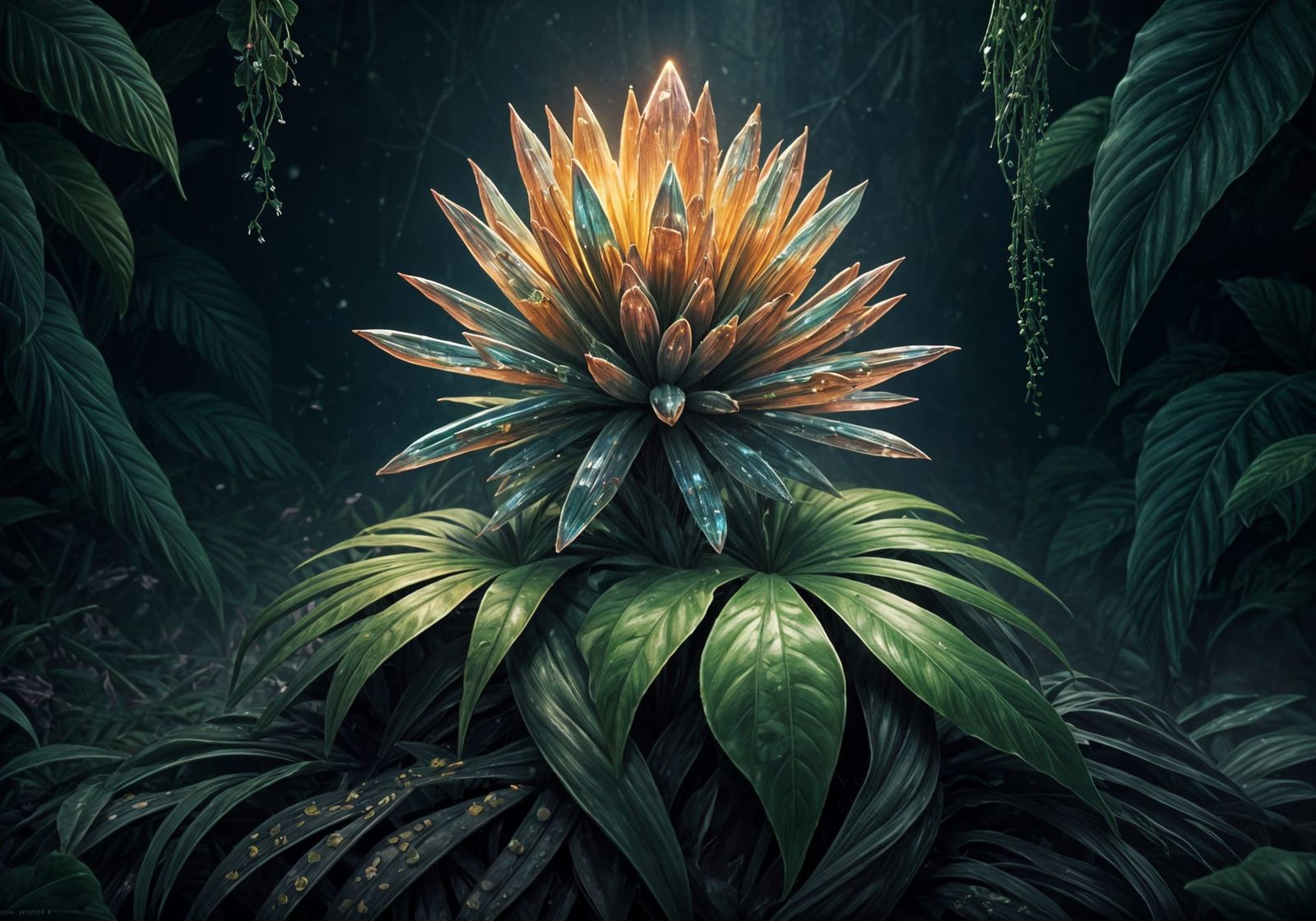 Crystal Garden in Vibrant Color