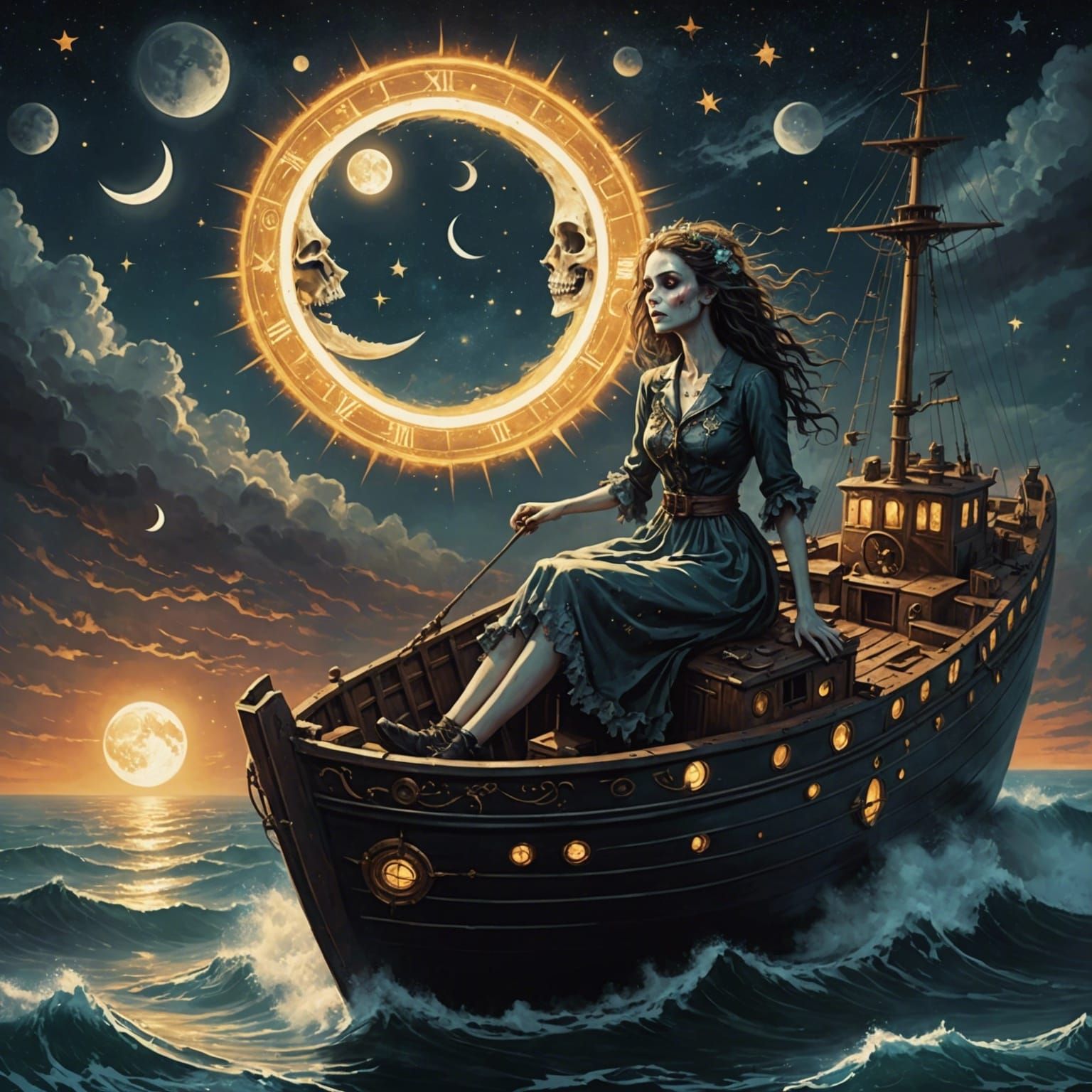 Living Dead Girl on Ship of lost souls