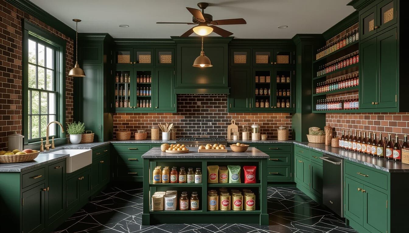 Victorian Storage Room with Modern Conveniences