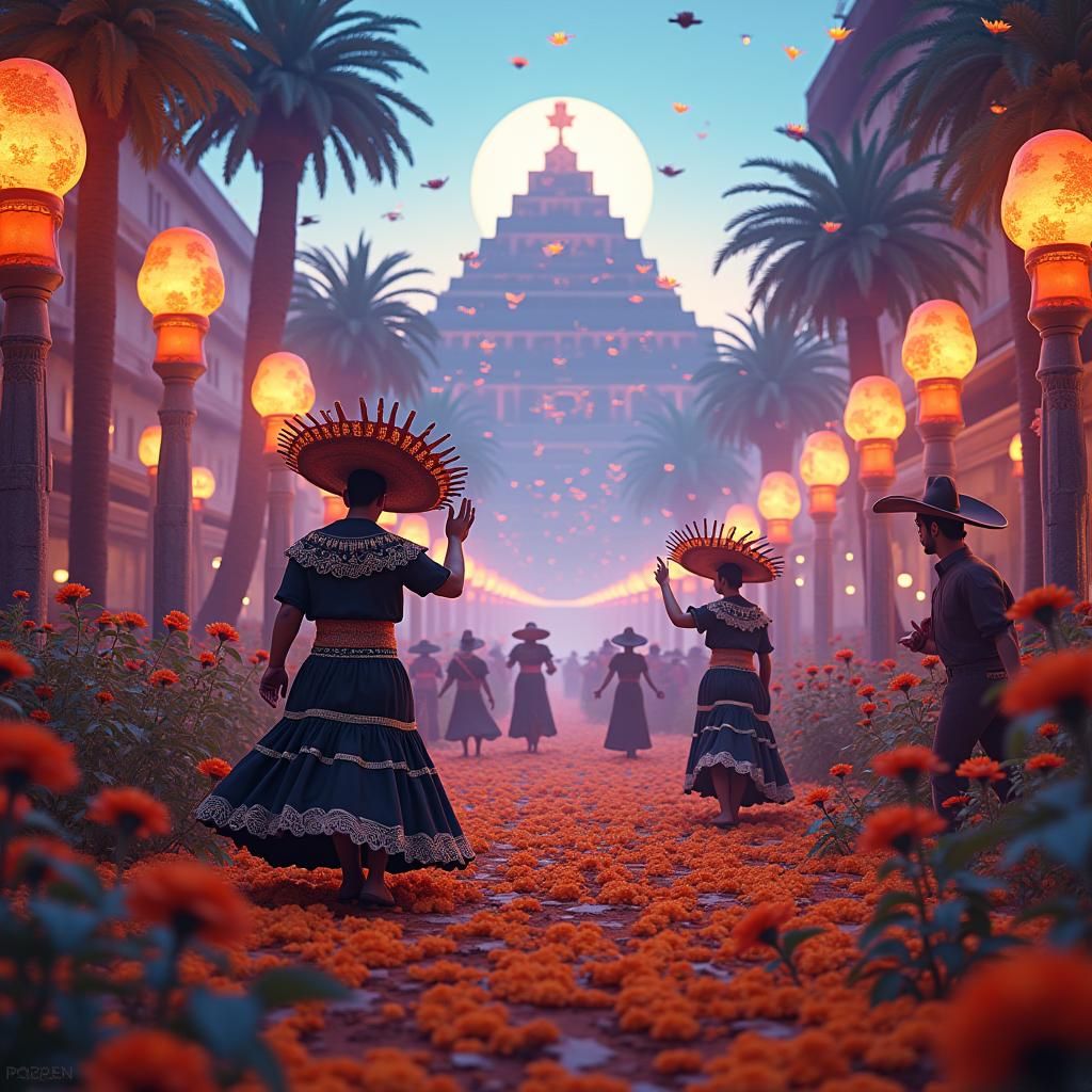 Mexican Avatars Celebrate Day of the Dead in VR