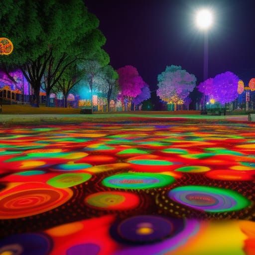 Psychedelic Sleeping Dogs Dreamscape