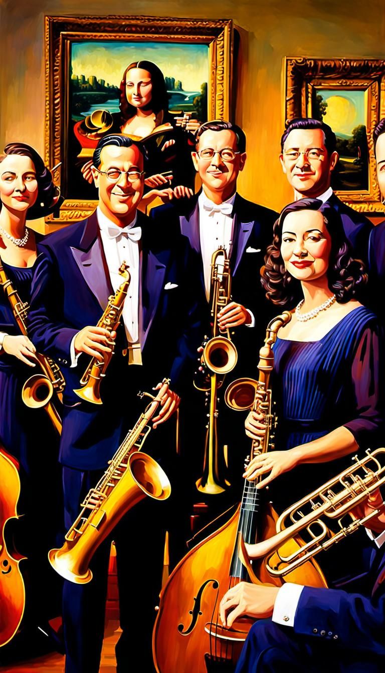 Glenn Miller Band Plays for Mona Lisa