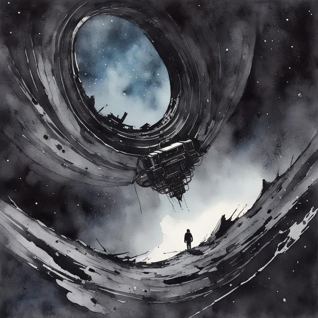 Explorer in the Lonely Void: Contrast Inks