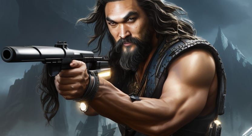 Jason Momoa as Stargate Atlantis Character Portrait