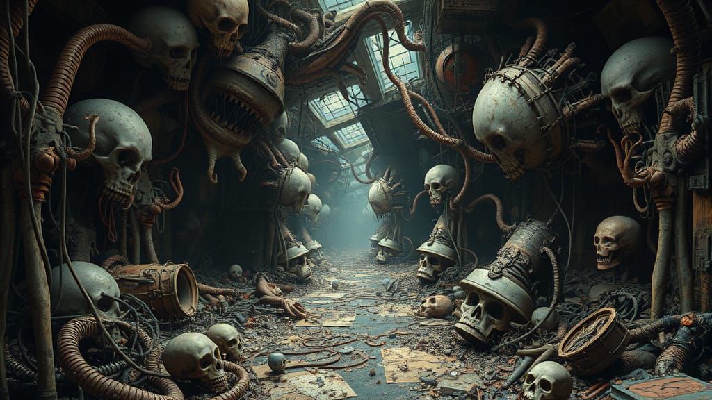 Surreal Dreamscapes Unleash Chaos and Beauty