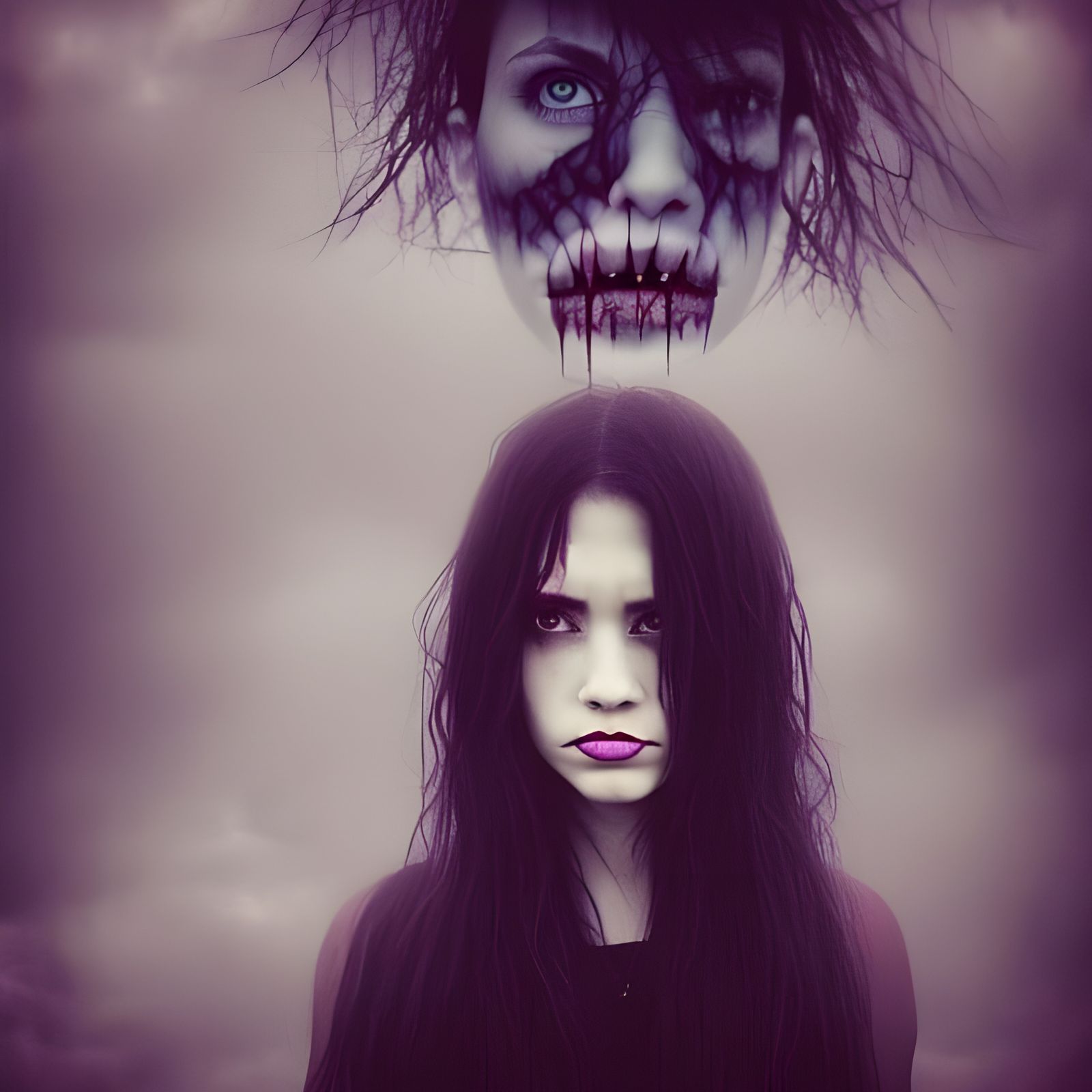 Surreal Digital Art: Inner Demons and Strength