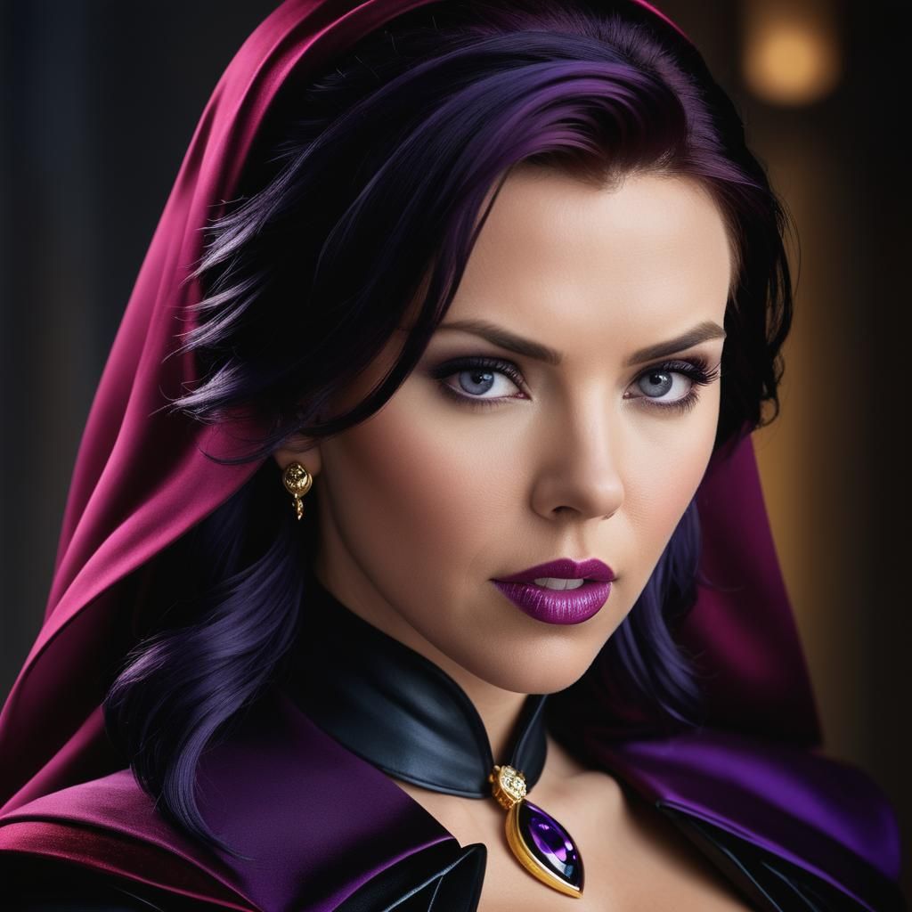 Purple Portraits: Scarlett Johansson