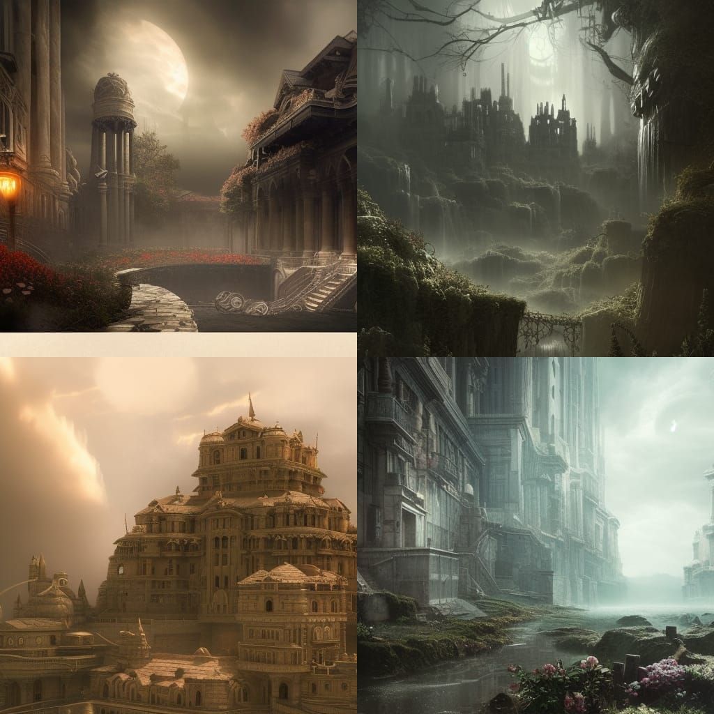 Epic Cinematic Digital Matte Painting: HUSH