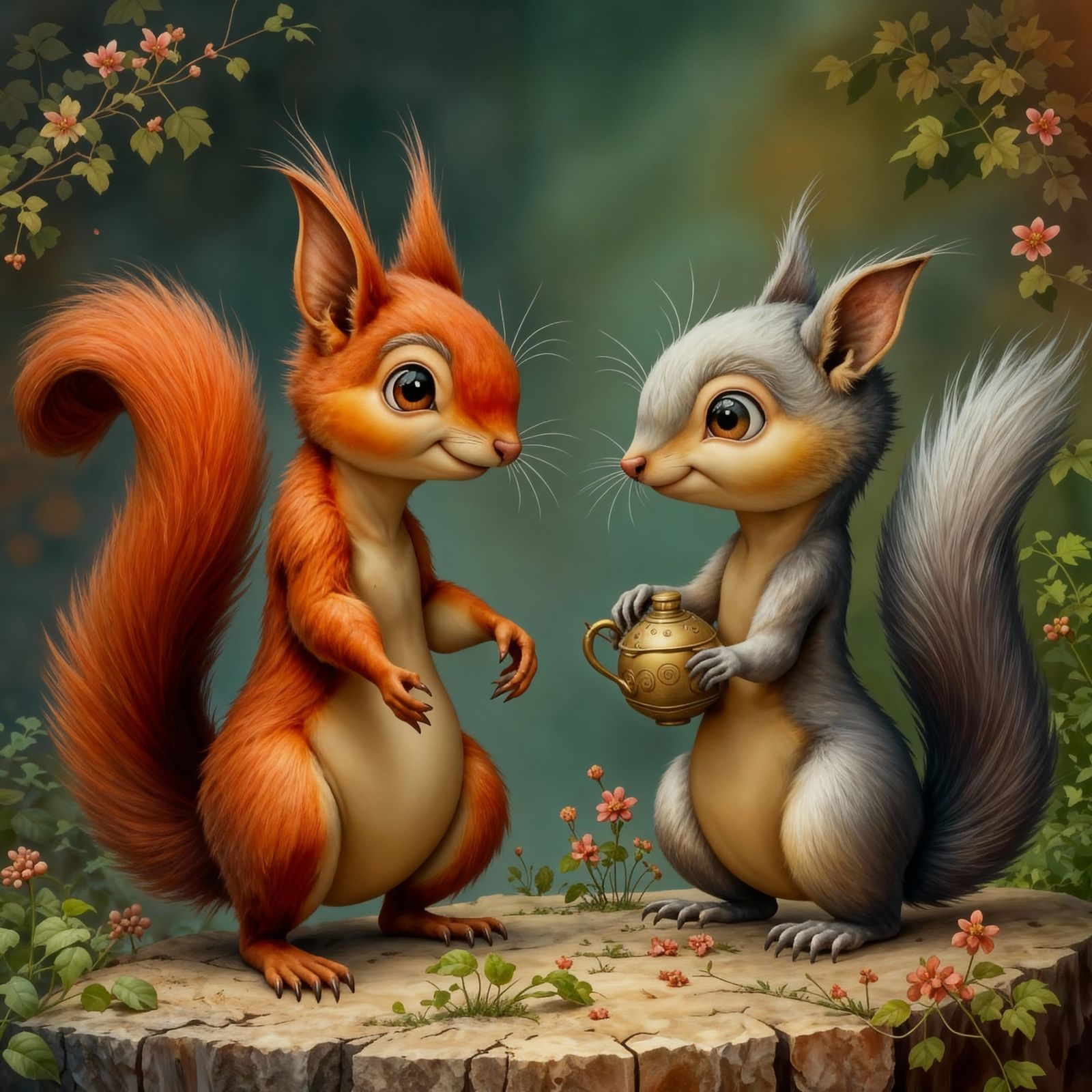 Intelligent Squirrels Contemplate Time Travel in Futuristic ...