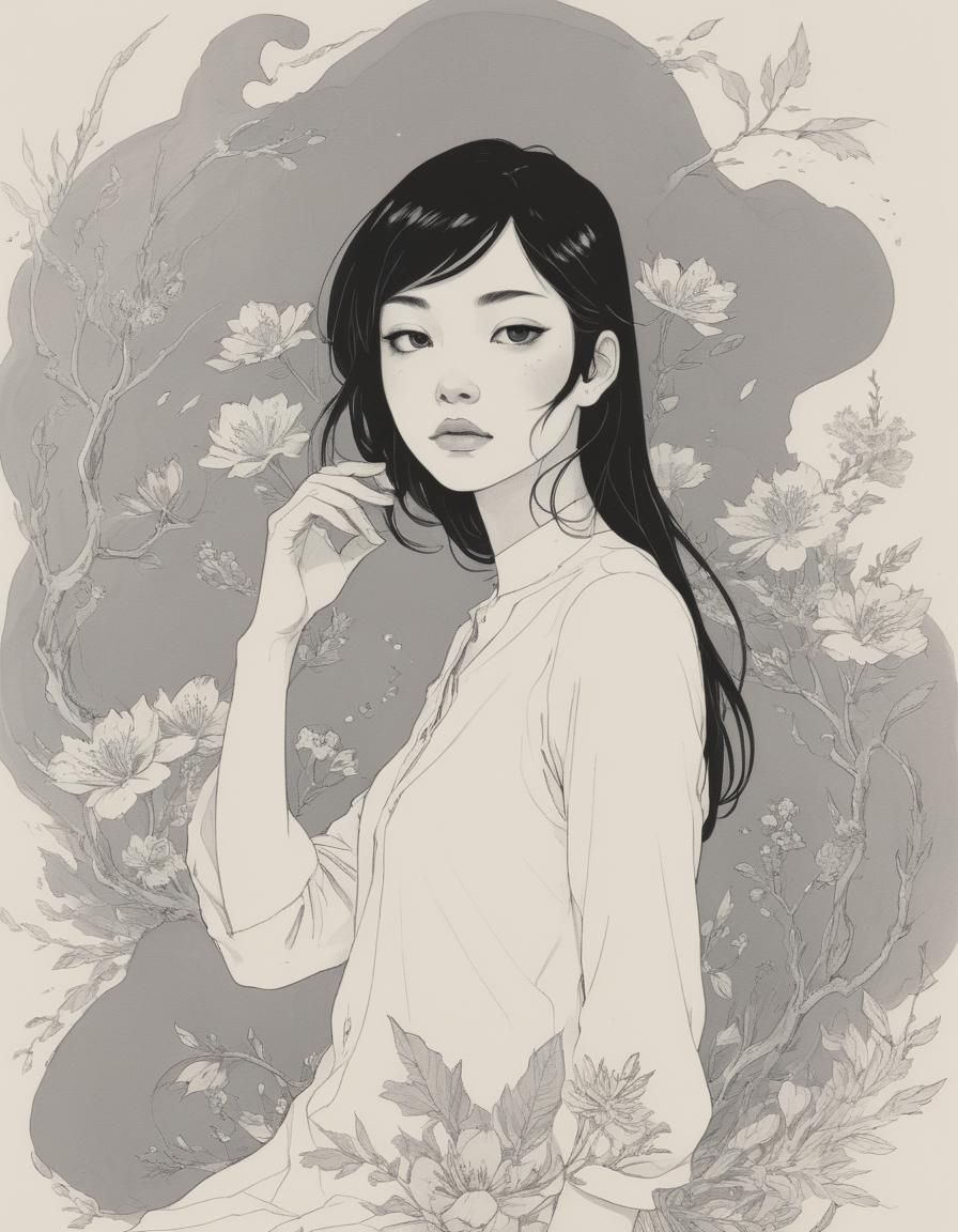 Child Portrait in Graphic Novel Style