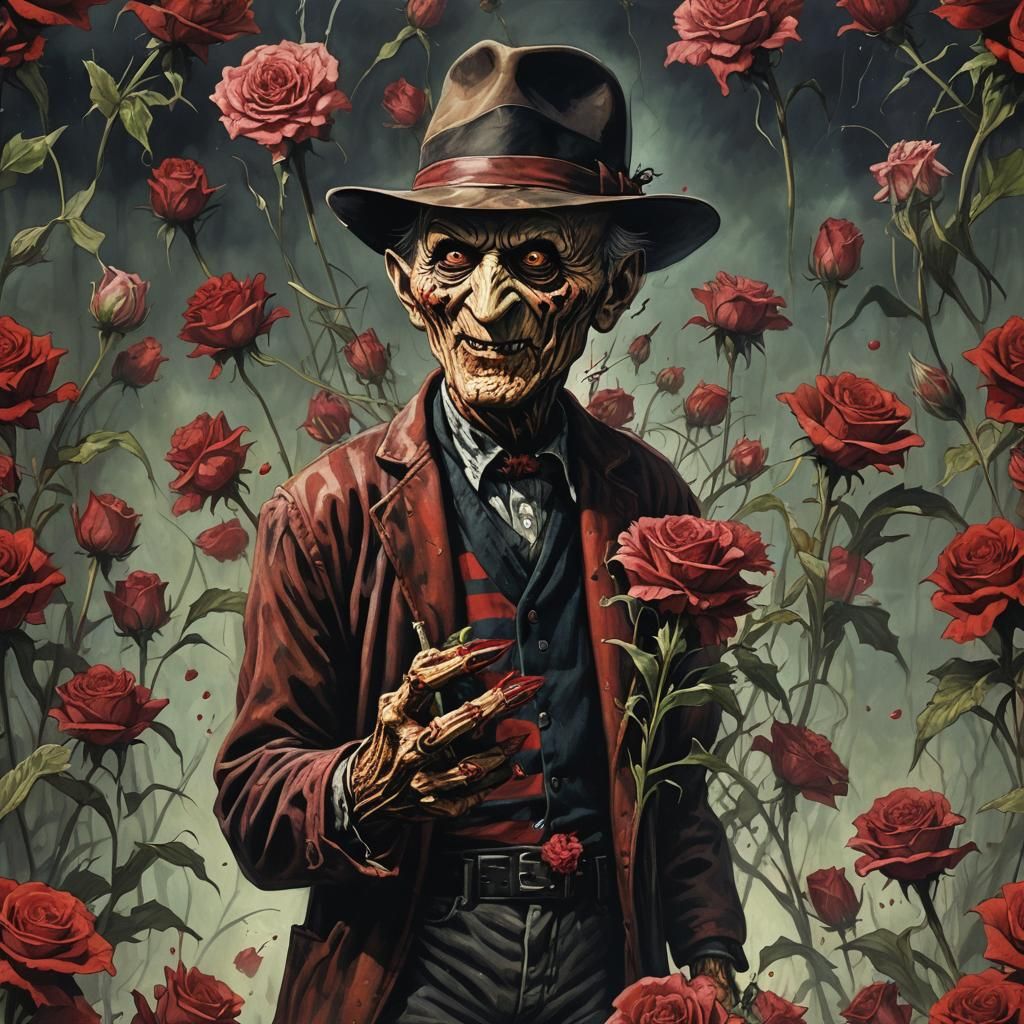 Freddy Krueger's Sinister Floral Offering
